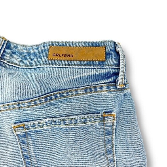 Revolve GRLFRND Cindy in Silly Love Songs Blue Distressed Shorts Womens Size 25 - Picture 5 of 10